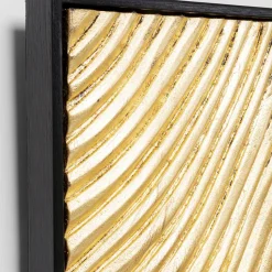 Best Sale Wanddecoratie Wave Gold (Set Van 2) Kasten|Tuinmeubelen