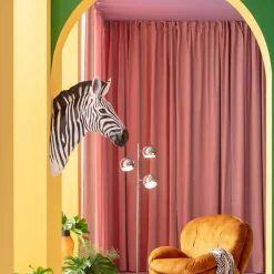 Discount Wanddecoratie Zebra 33x78cm Wanddecoratie|Tuinmeubelen