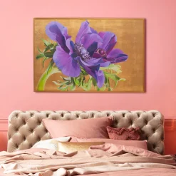 Fashion Wandfoto Foto Violet 150x100cm Wanddecoratie|Kasten