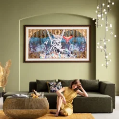 Cheap Wandfoto Lovers 266x150cm Wanddecoratie|Kasten