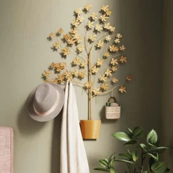 Hot Wandkapstok Leafline Gold 93cm Kapstokken|Tuinmeubelen