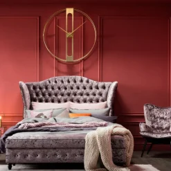 Best Wandklok Clip Goud Ø107cm Woondecoratie|Kasten