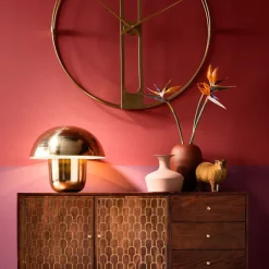 Best Wandklok Clip Goud Ø107cm Woondecoratie|Kasten