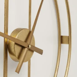 Clearance Wandklok Clip Goud Ø60cm Woondecoratie|Kasten