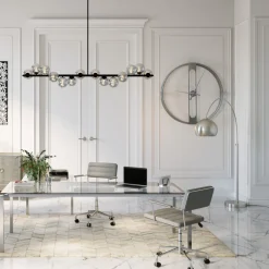 Sale Wandklok Clip Zilver Ø60cm Woondecoratie|Tuinmeubelen