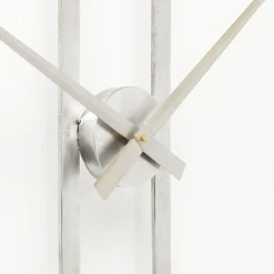 Sale Wandklok Clip Zilver Ø60cm Woondecoratie|Tuinmeubelen