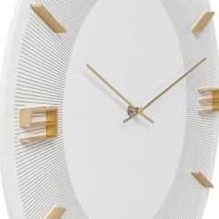 Cheap Wandklok Leonardo Wit-Goud Woondecoratie|Kasten