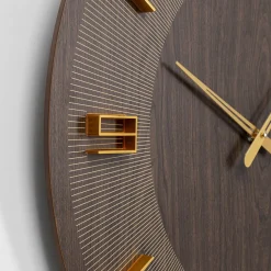 Best Sale Wandklok Levi Bruin Ø60cm Woondecoratie|Kasten