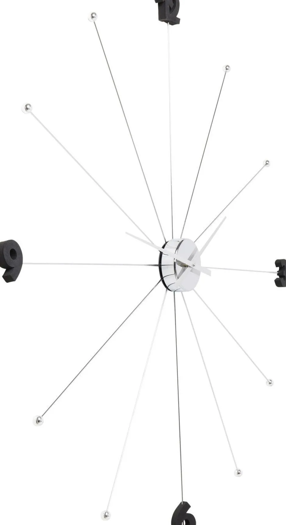 Discount Wandklok Like Umbrella Chroom Woondecoratie|Kasten