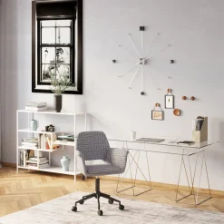 Discount Wandklok Like Umbrella Chroom Woondecoratie|Kasten