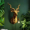 Shop Wandlamp Animal Goat Gold 45x74cm Wandlampen|Kasten