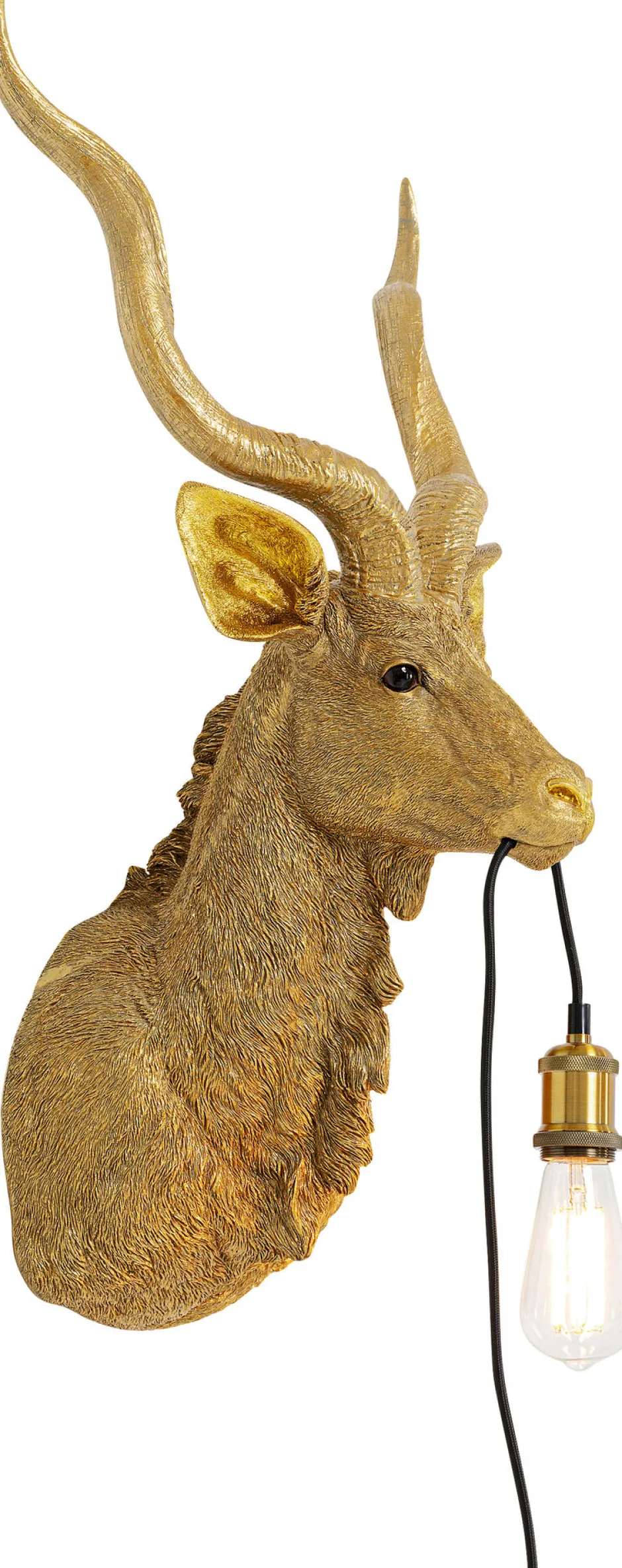 Shop Wandlamp Animal Goat Gold 45x74cm Wandlampen|Kasten