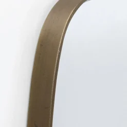 Outlet Wandspiegel Noomi Brass 122x58cm Spiegels|Kasten