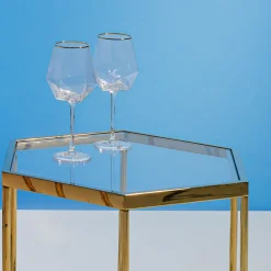 Cheap Wijnglas Diamond Gouden Rand Servies & Tafelaccessoires|Tuinmeubelen