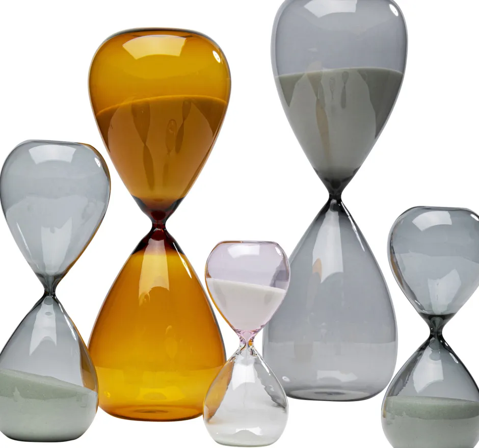Discount Zandloper Timer Amber 36cm Opbergers|Woondecoratie